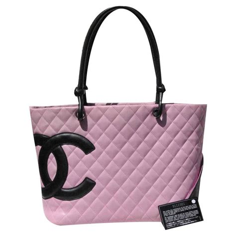 chanel bag pink and black